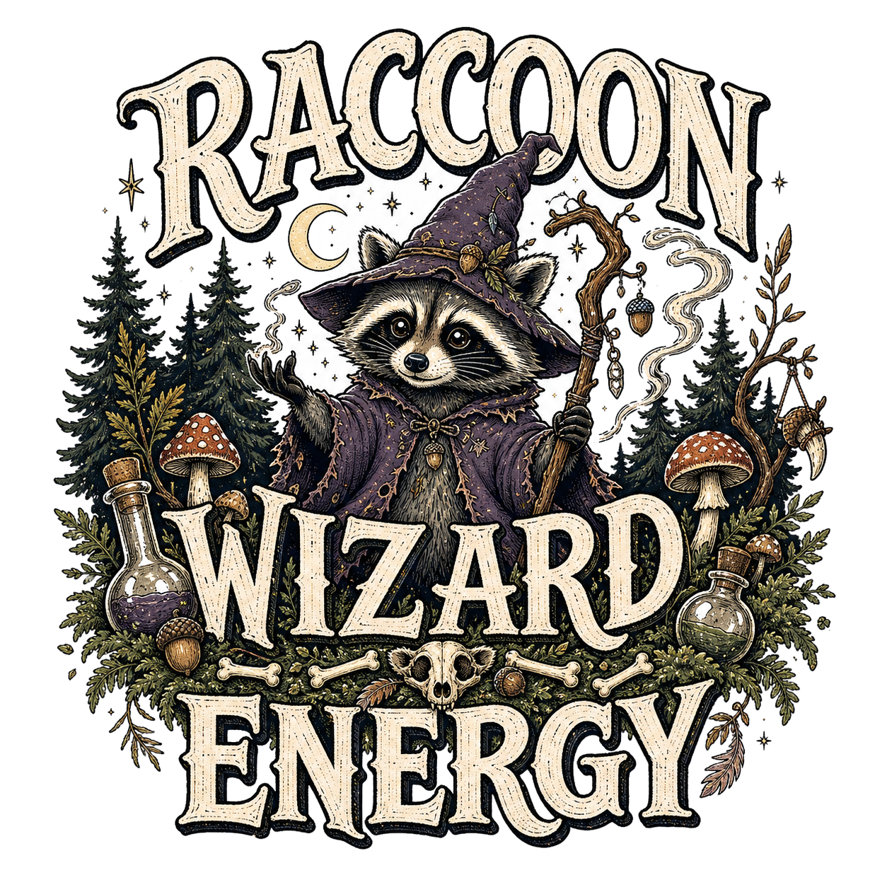 RACCOON WIZARD ENERGY