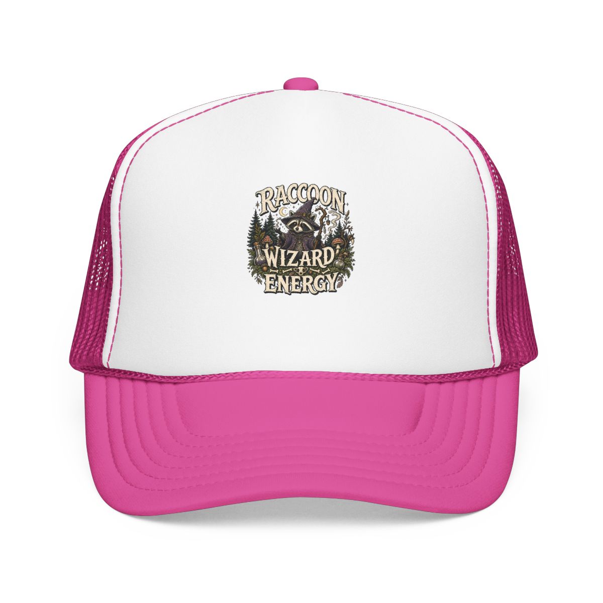 Funny Raccoon Hat — Raccoon Wizard Energy — hat design
