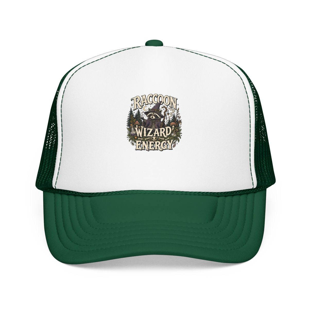 Funny Raccoon Hat — Raccoon Wizard Energy — hat design