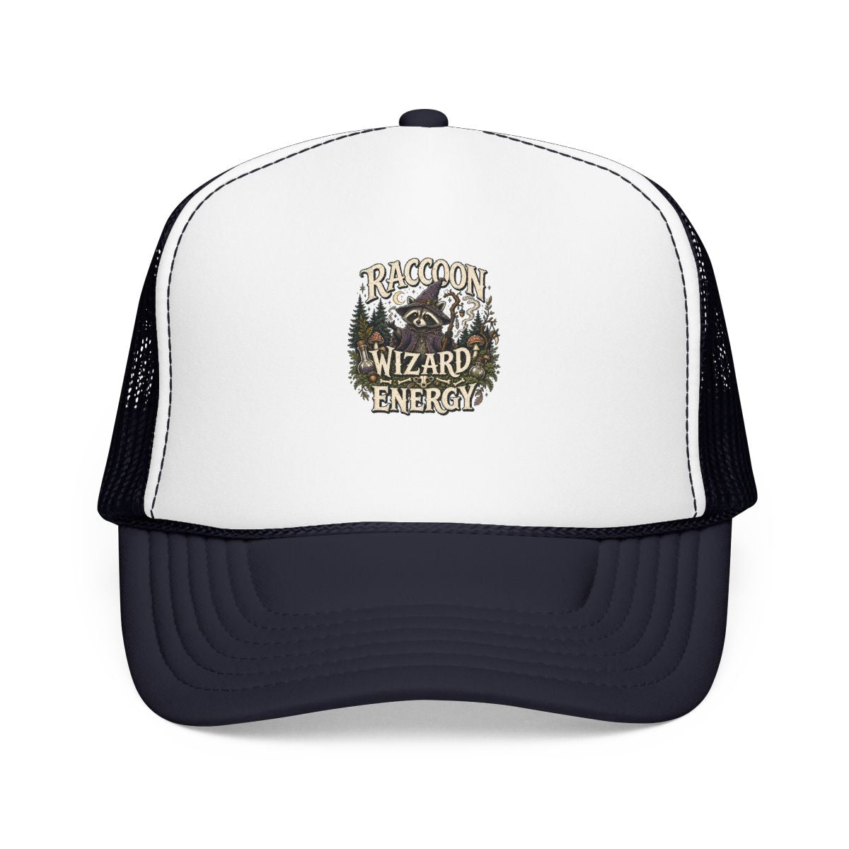 Funny Raccoon Hat — Raccoon Wizard Energy — hat design