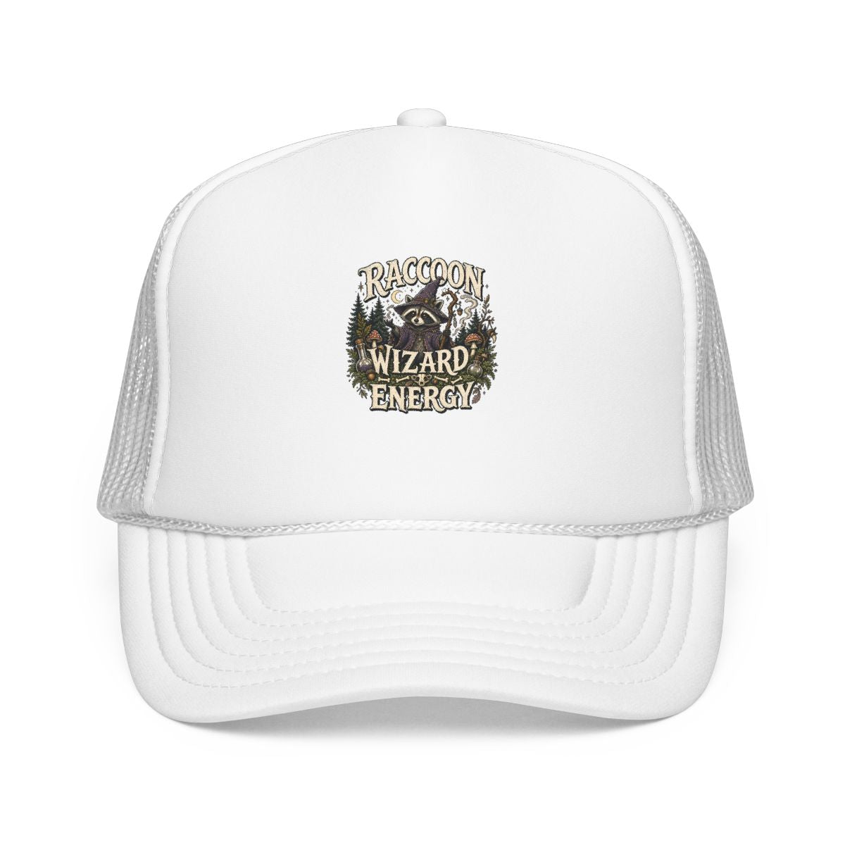 Funny Raccoon Hat — Raccoon Wizard Energy — hat design