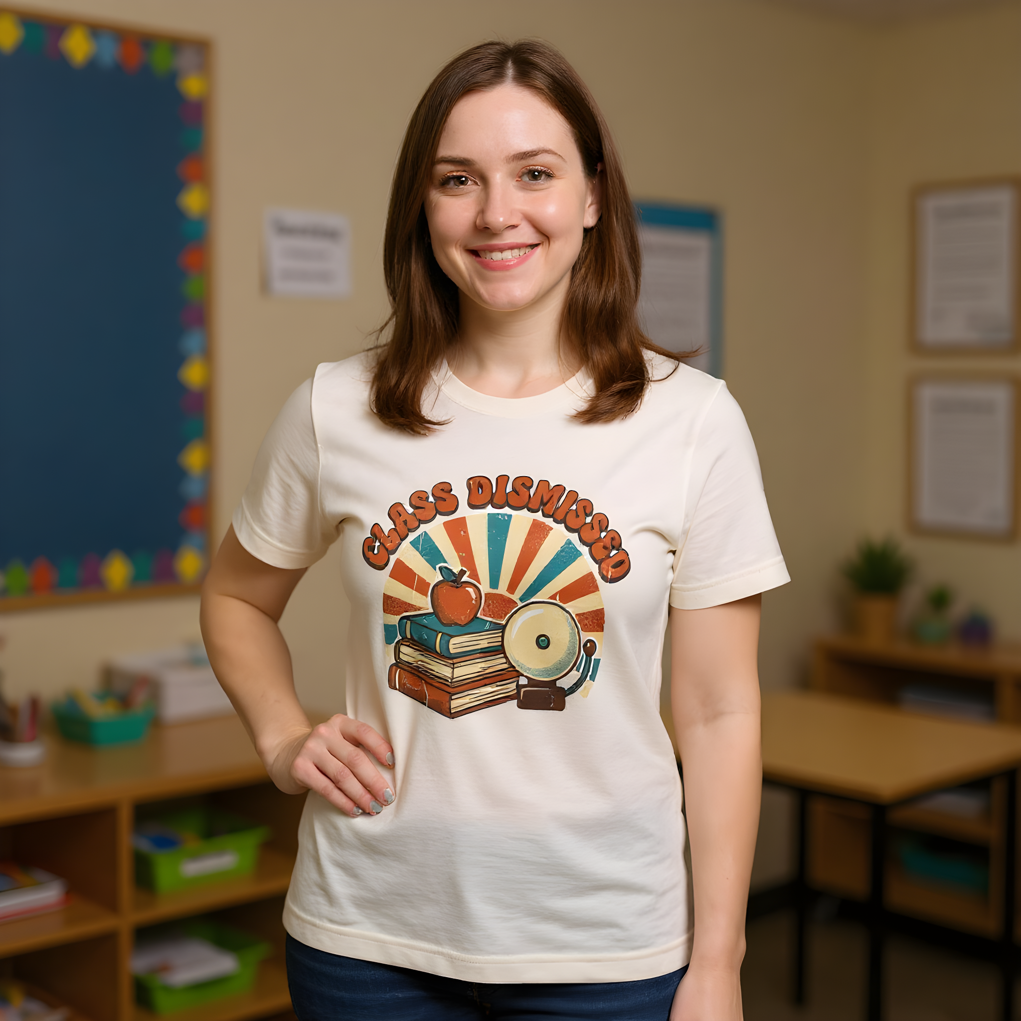 Teacher Gift T-Shirt — Class Dismissed — t-shirt design