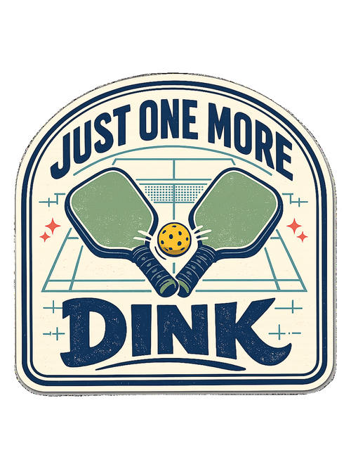 A funny pickleball tee for players who always have time for just one more dink.