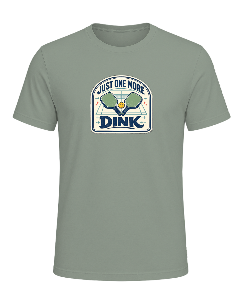 A funny pickleball tee for players who always have time for just one more dink. — Sage