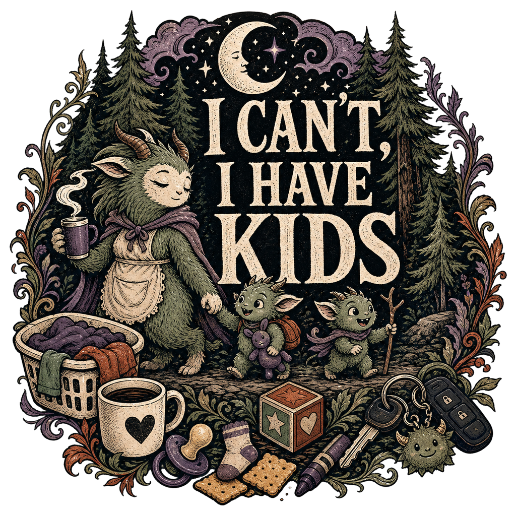 I CAN'T, I HAVE KIDS