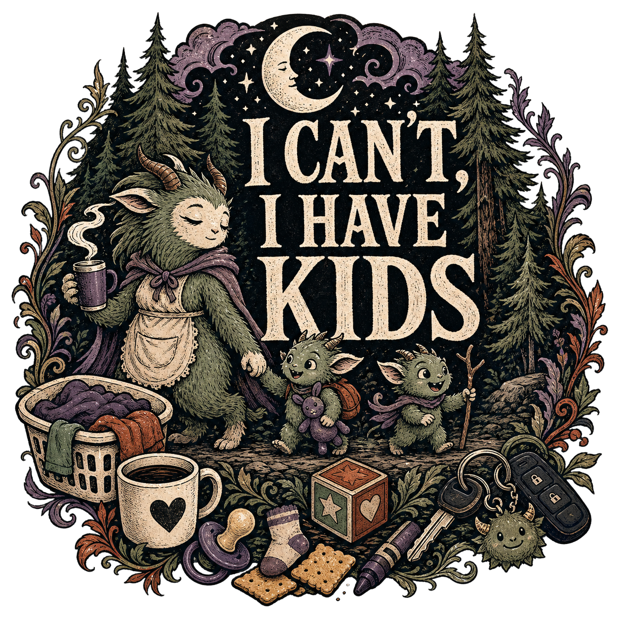 I CAN'T, I HAVE KIDS