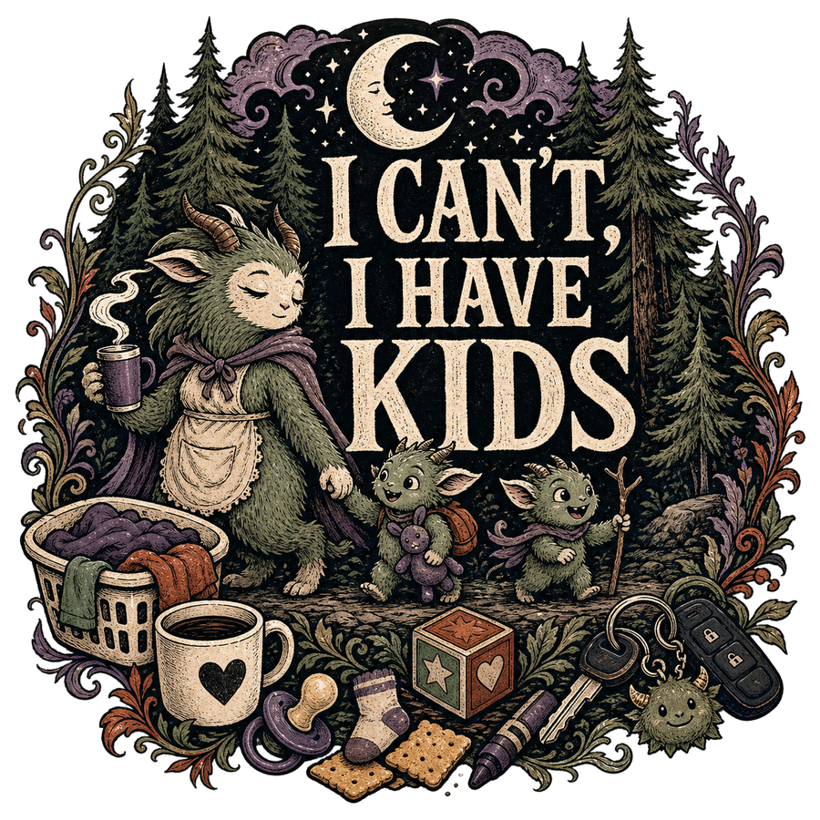 Funny Mom T-Shirt — I Can't, I Have Kids