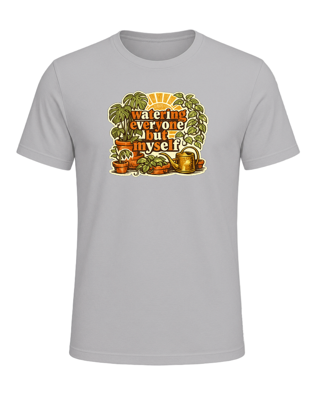 Watering Everyone But Myself Tee — Athletic Heather