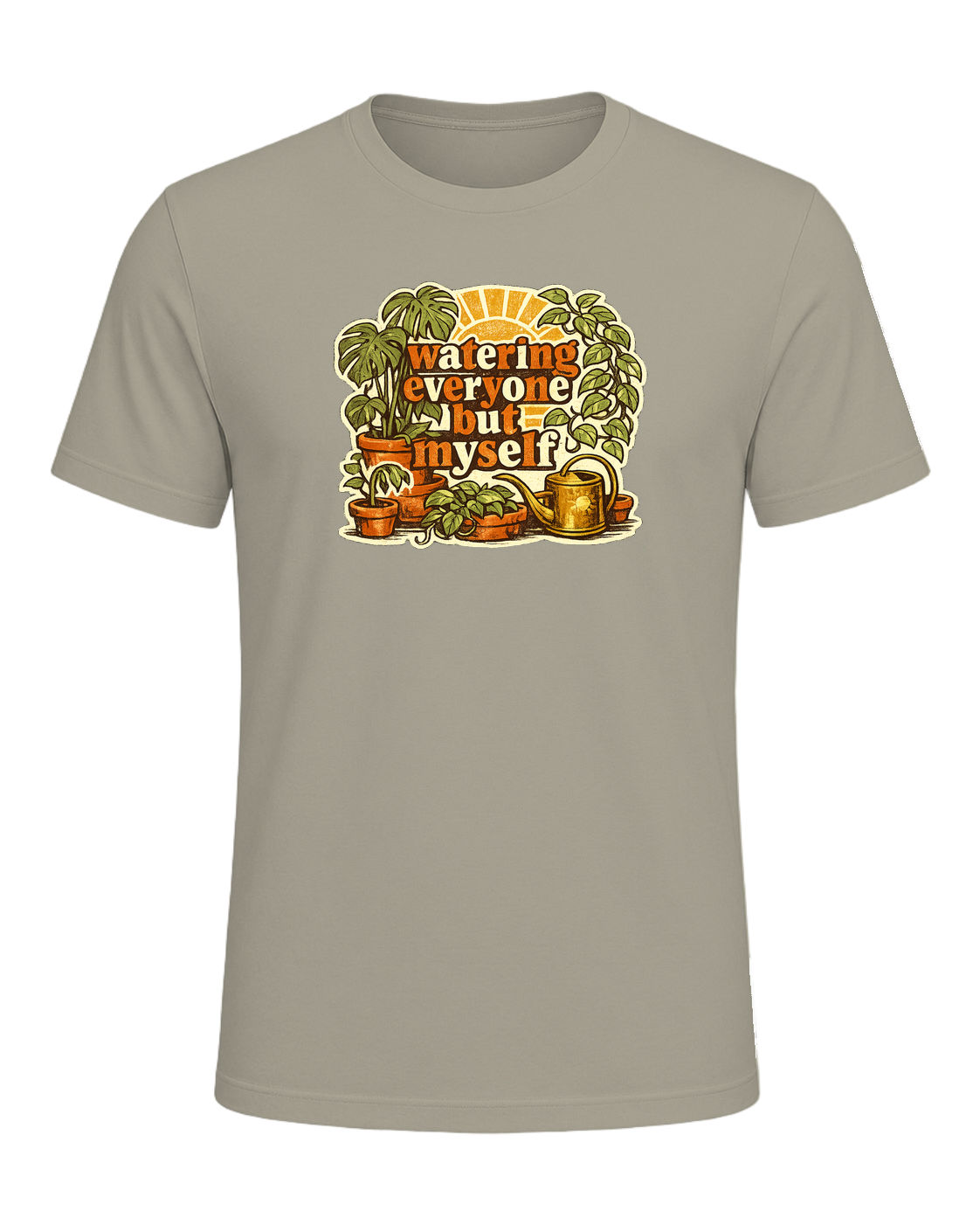 Watering Everyone But Myself Tee — Heather Stone