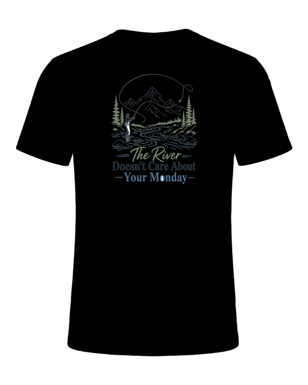 Fly Fishing — Black