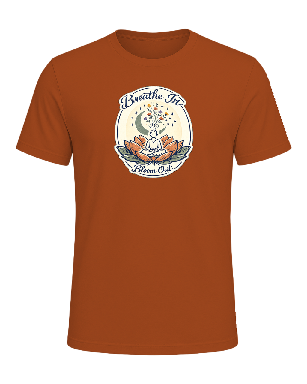 Breathe In, Bloom Out Tee — Autumn