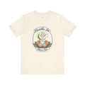 Yoga Lover T-Shirt — Breathe in, Bloom Out — meditation mindful t-shirt design by Margaux