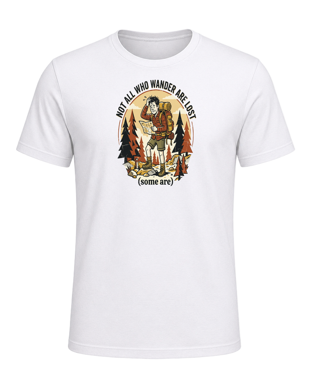 NOT ALL WHO WANDER ARE LOST (some are) — White