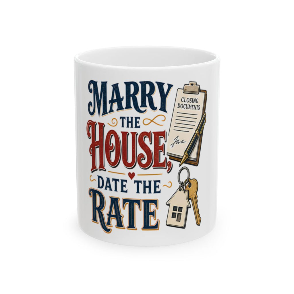 MARRY THE HOUSE, DATE THE RATE Mug