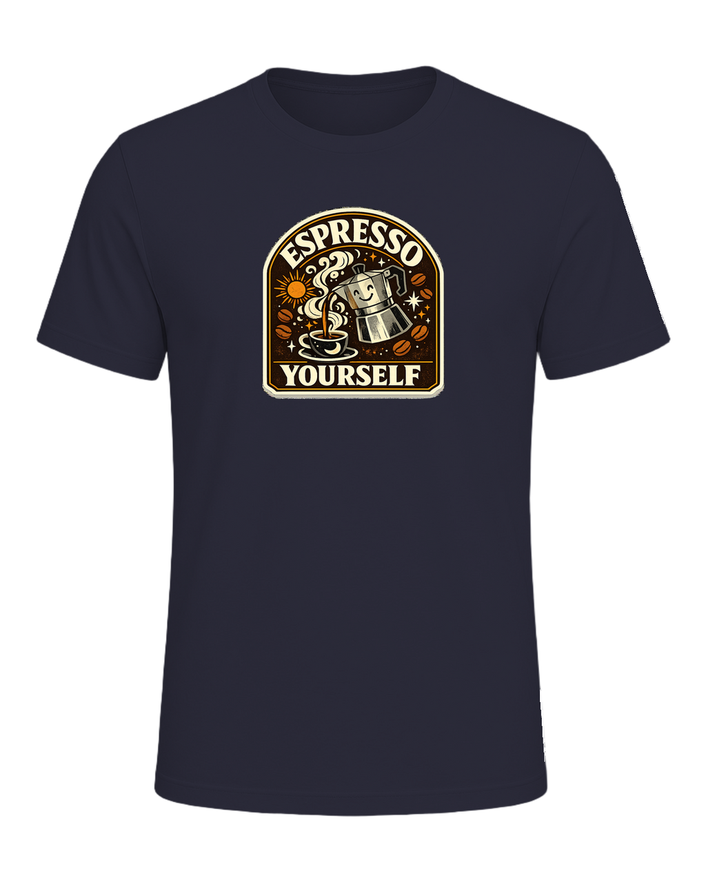 Espresso Yourself Tee — Heather Navy