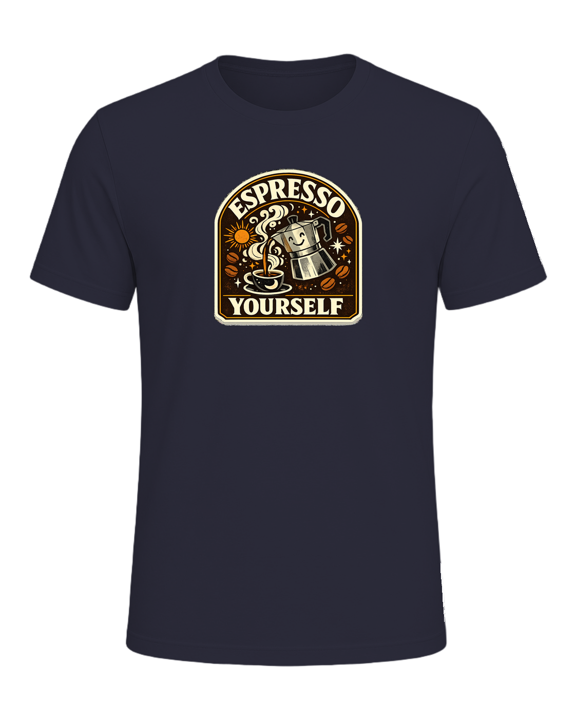 Espresso Yourself Tee — Heather Navy