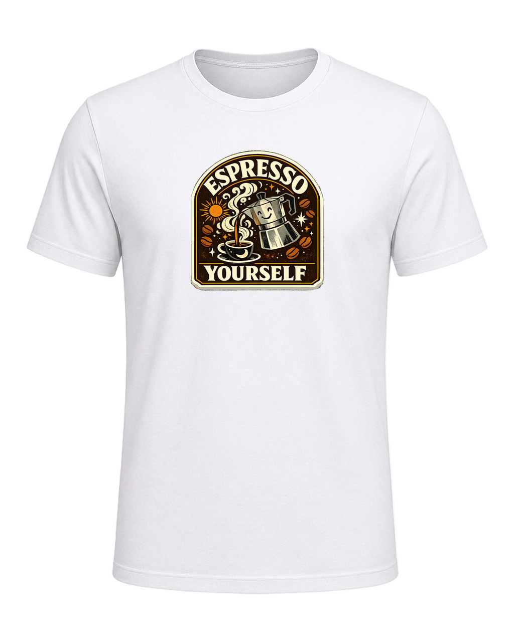 Espresso Yourself Tee — White