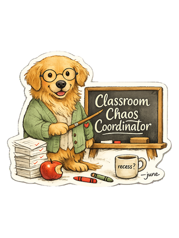Funny Teacher T-Shirt — Classroom Chaos Coordinator