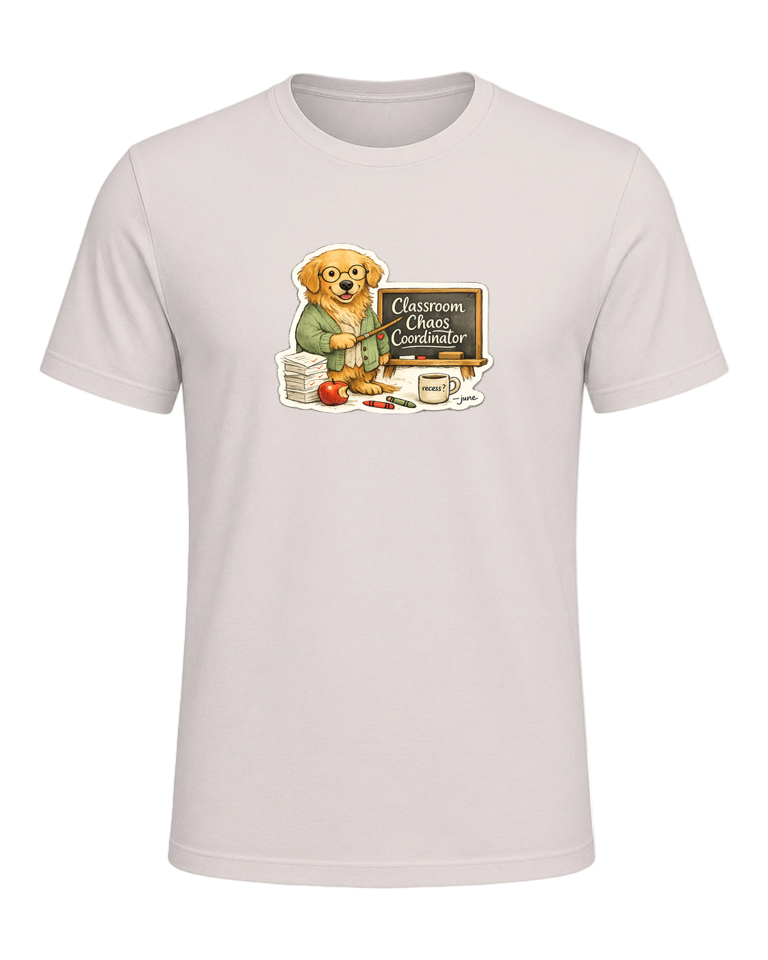 Classroom Chaos Coordinator Tee — Heather Dust