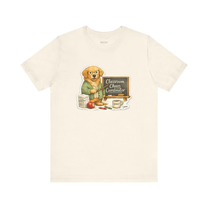 Funny Teacher T-Shirt — Classroom Chaos Coordinator