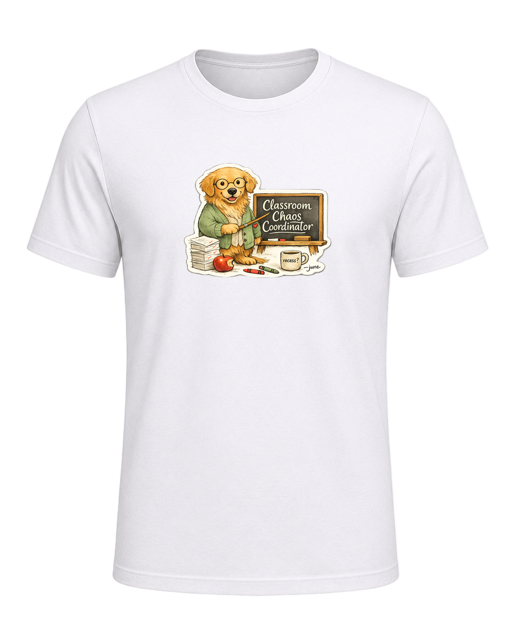 Classroom Chaos Coordinator Tee — White