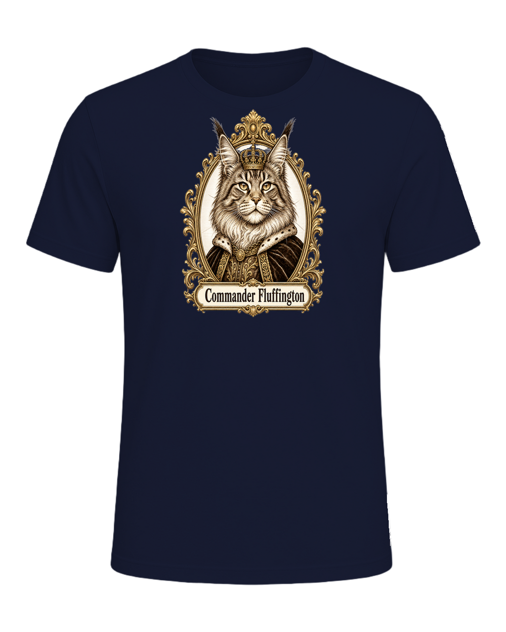 Maine Coon Royalty — Navy