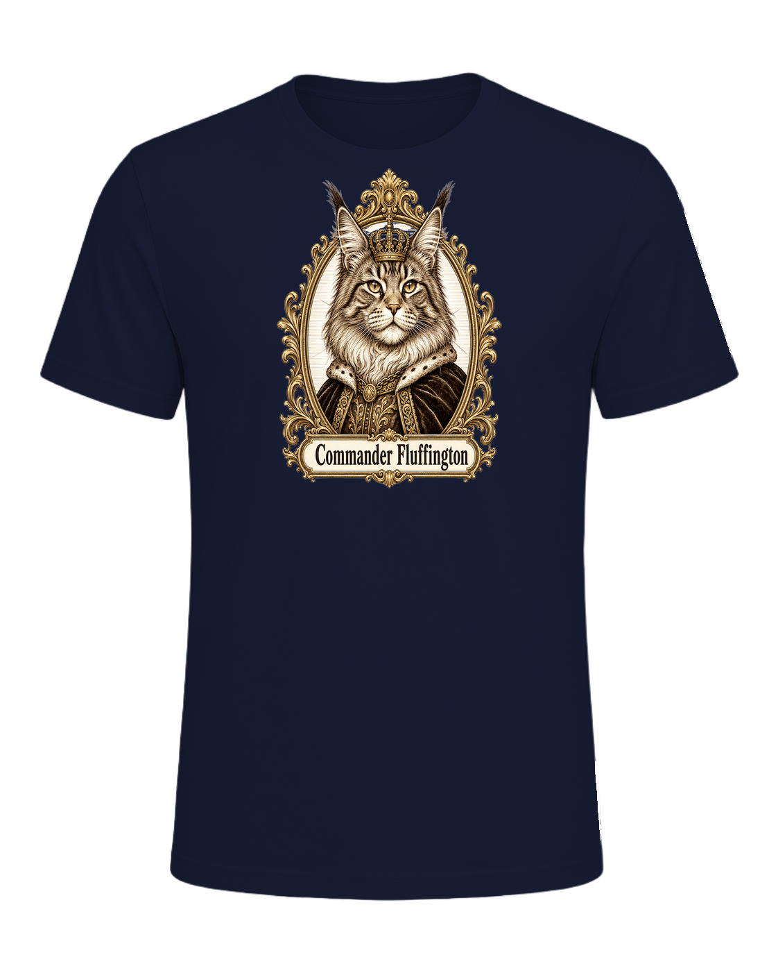 Maine Coon Royalty — Navy