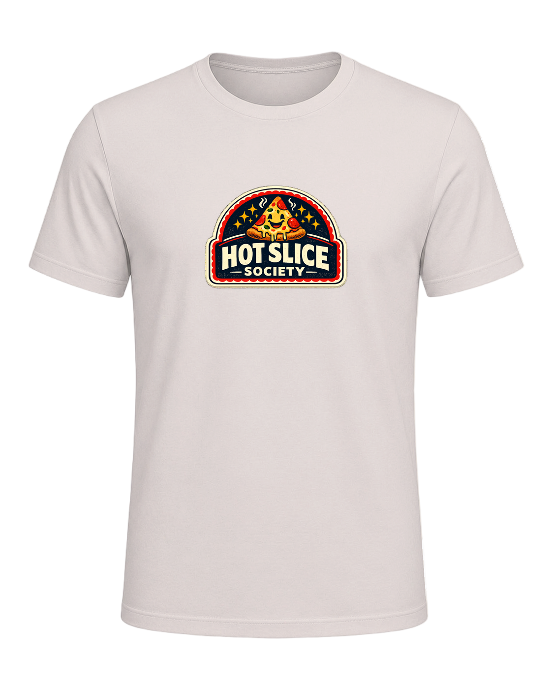 A bold retro pizza-club tee for anyone proudly living the hot slice lifestyle. — Heather Dust