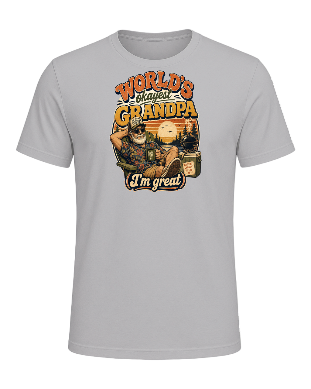 World's okayest grandpa (I'm great) — Athletic Heather