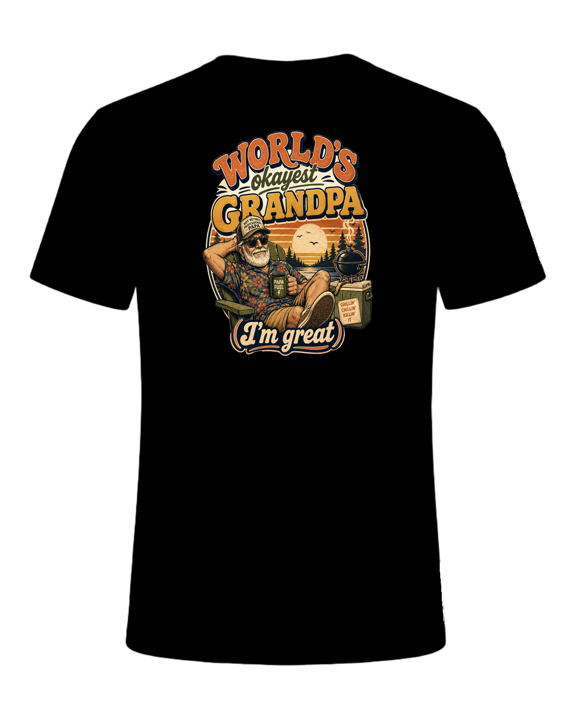 World's okayest grandpa (I'm great) — Black