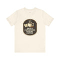 Adventure Coffee T-Shirt — Small Expeditions Require Coffee — coffees t-shirt design by Sol