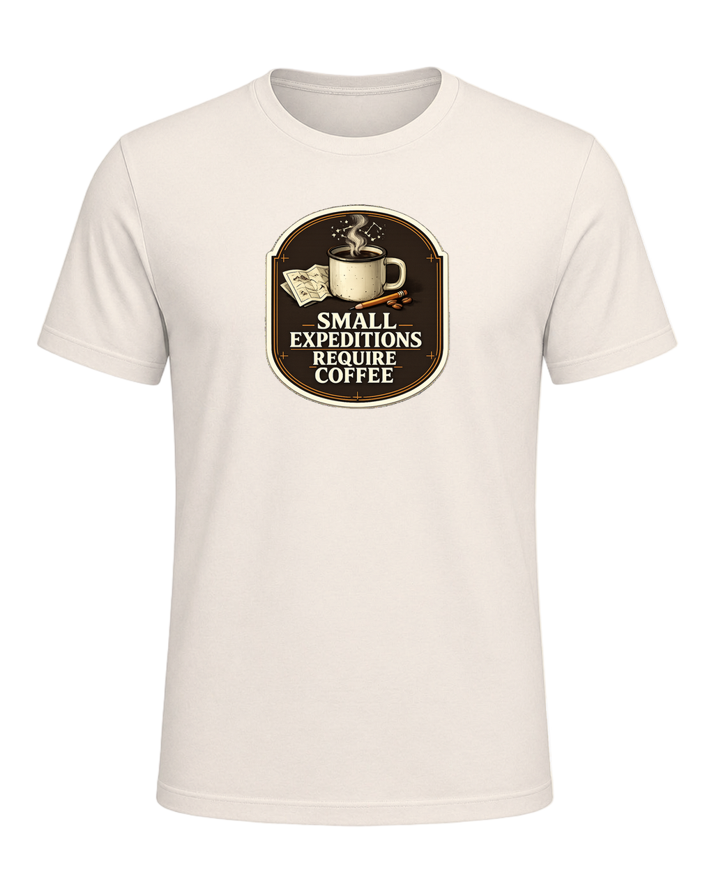 Small Expeditions Require Coffee Tee — Natural