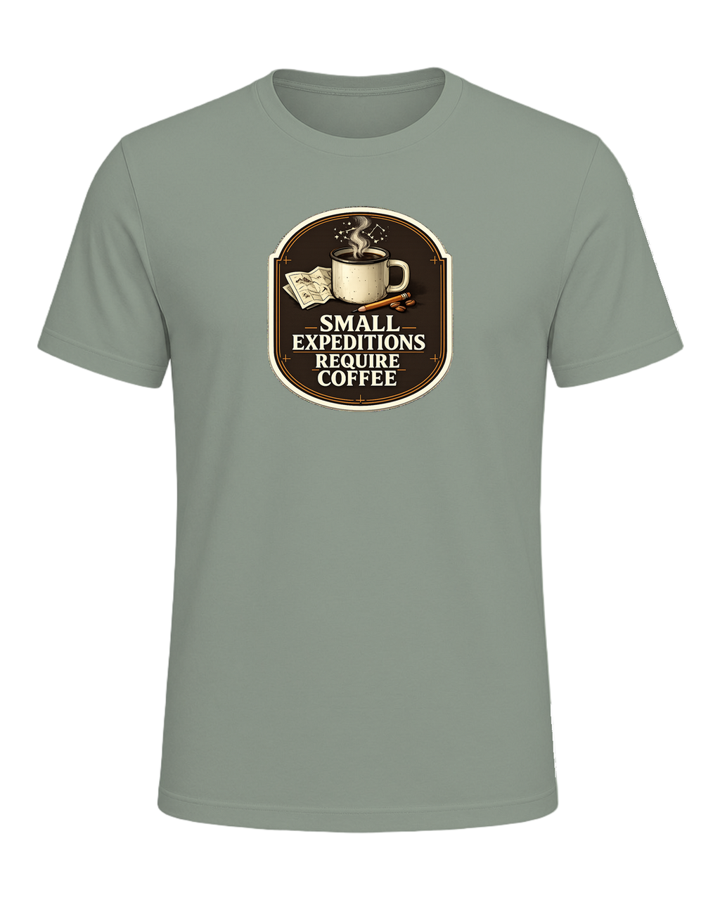 Small Expeditions Require Coffee Tee — Sage