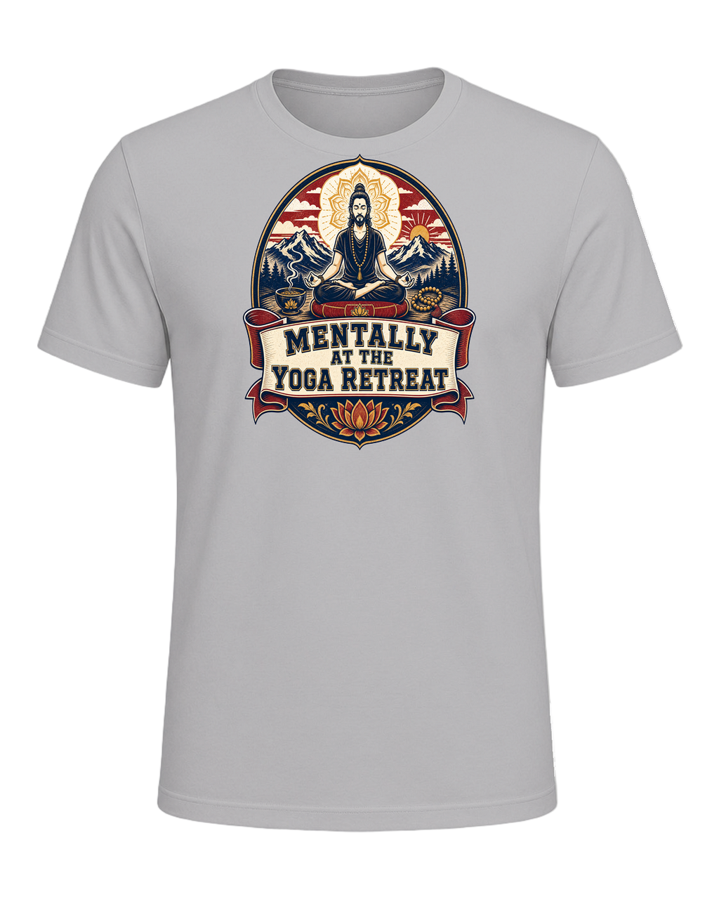 MENTALLY AT THE YOGA RETREAT — Athletic Heather