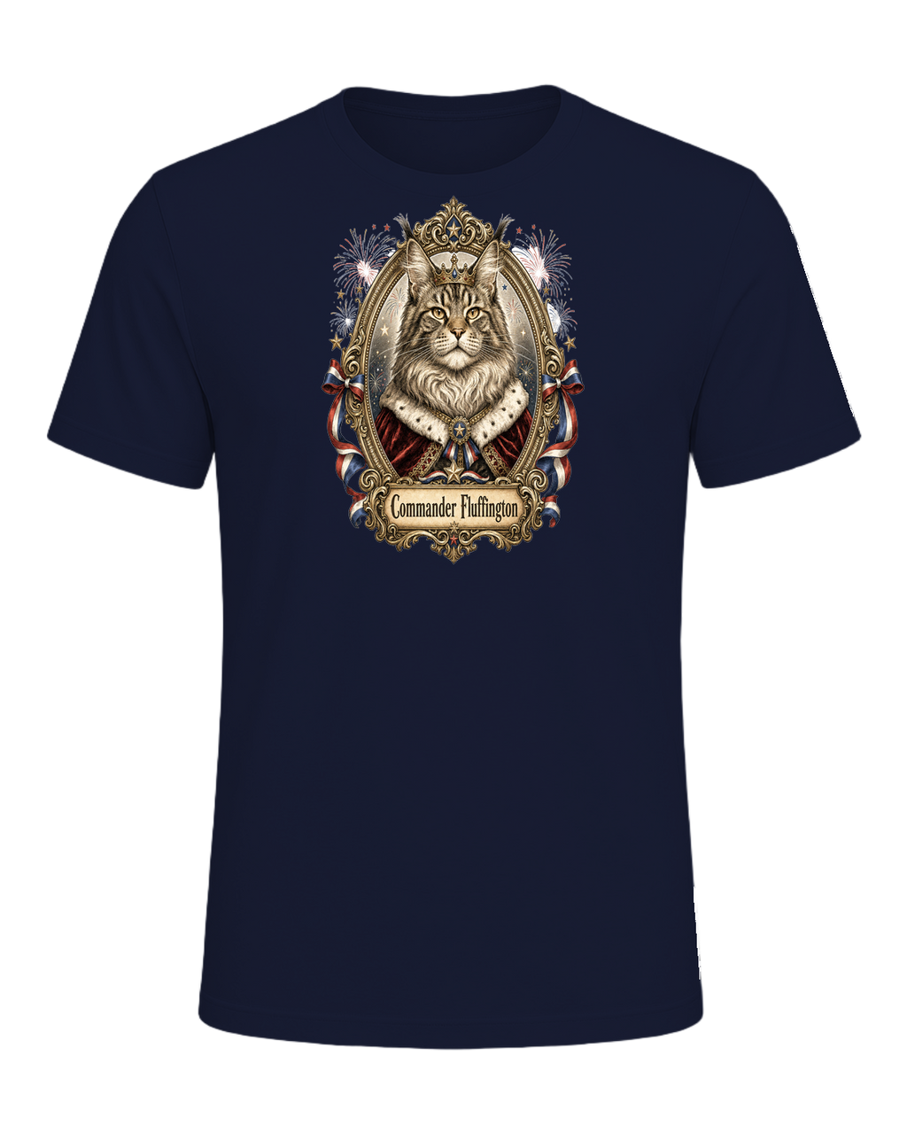 Maine Coon Royalty — Navy