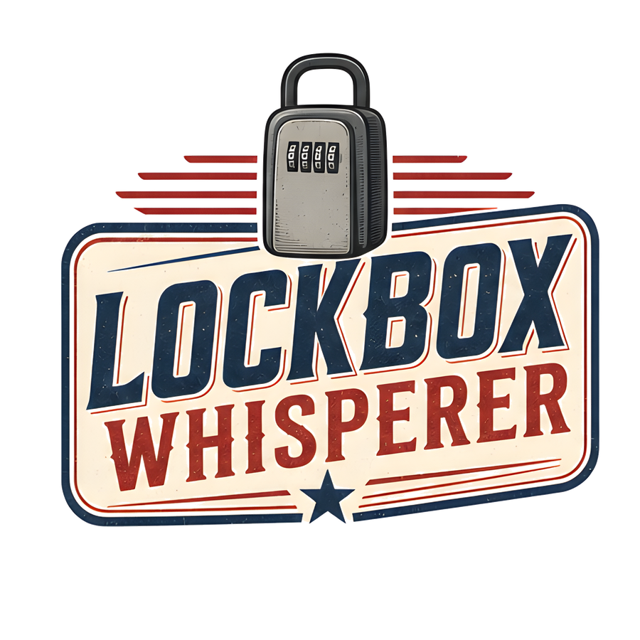 LOCKBOX WHISPERER — Retro Badge Tee