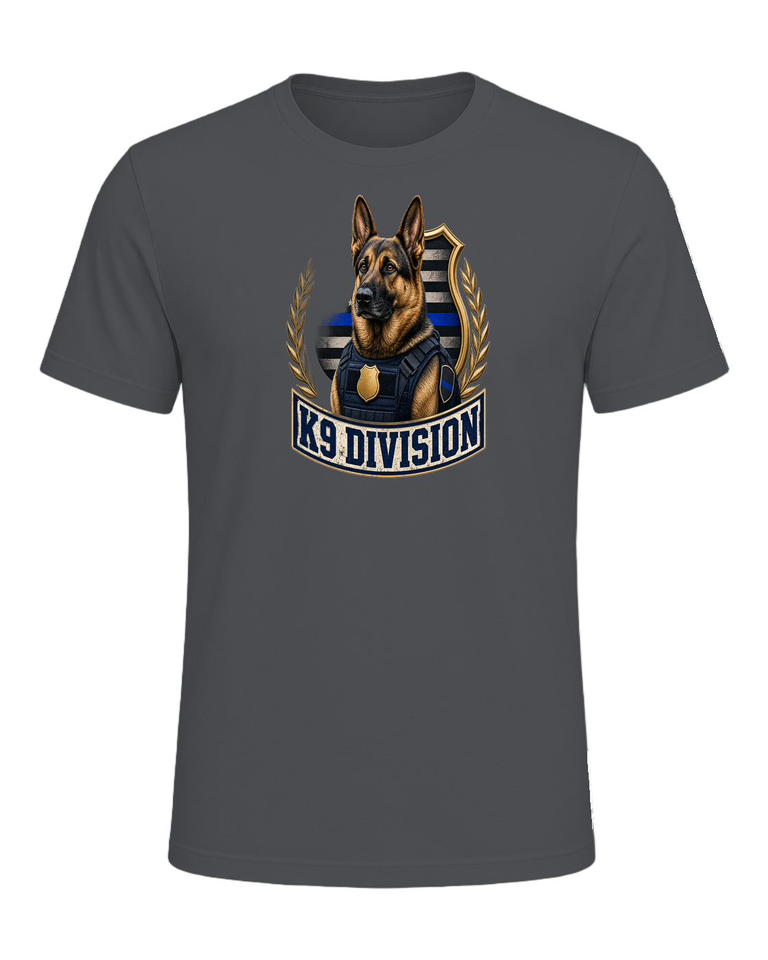 German Shepherd K9 Officer — Asphalt