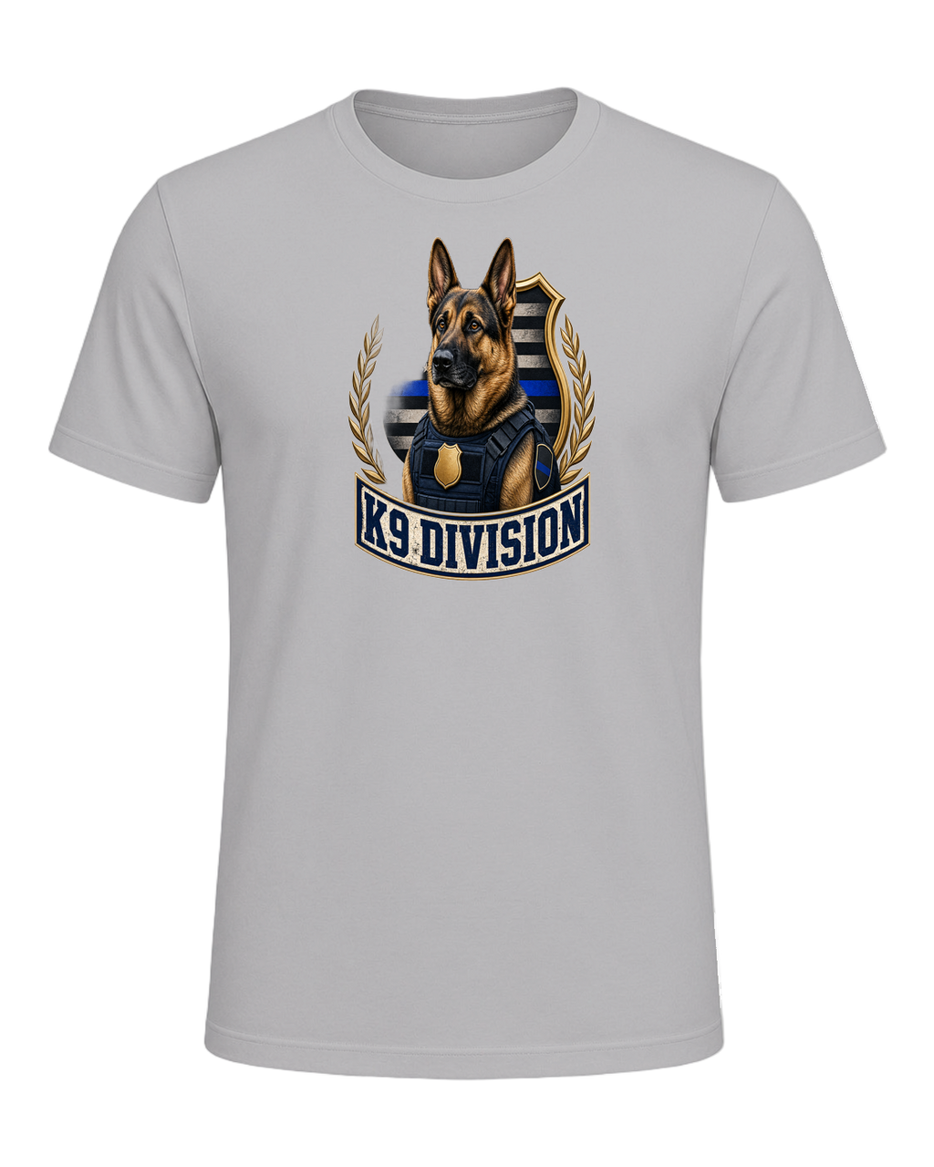 German Shepherd K9 Officer — Athletic Heather