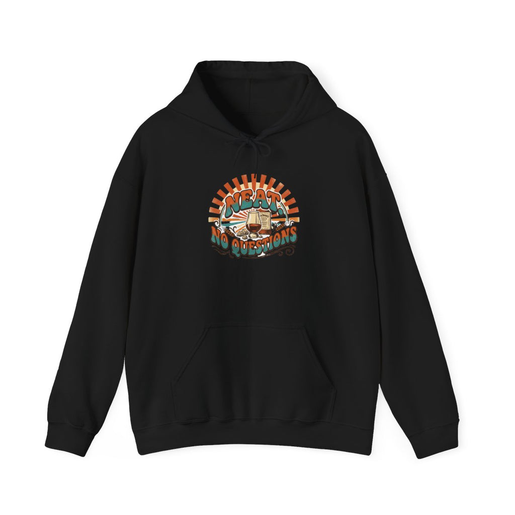 Whiskey Lover Hoodie — Neat. No Questions — hoodie design