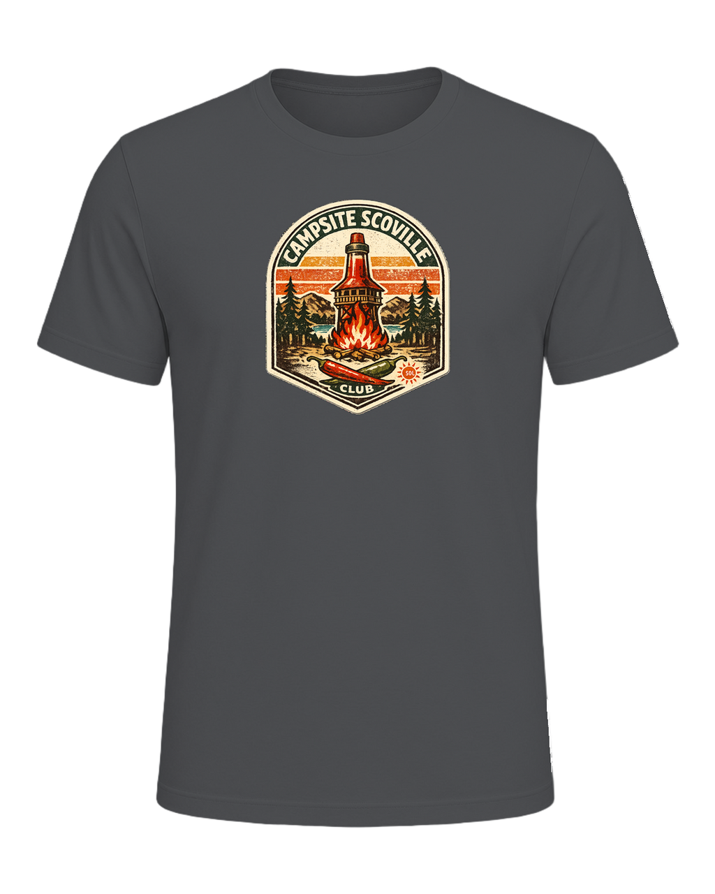 Campsite Scoville Club Tee — Asphalt