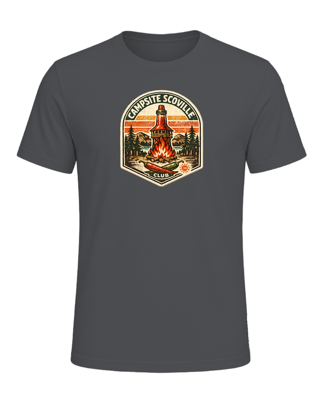 Campsite Scoville Club Tee — Asphalt