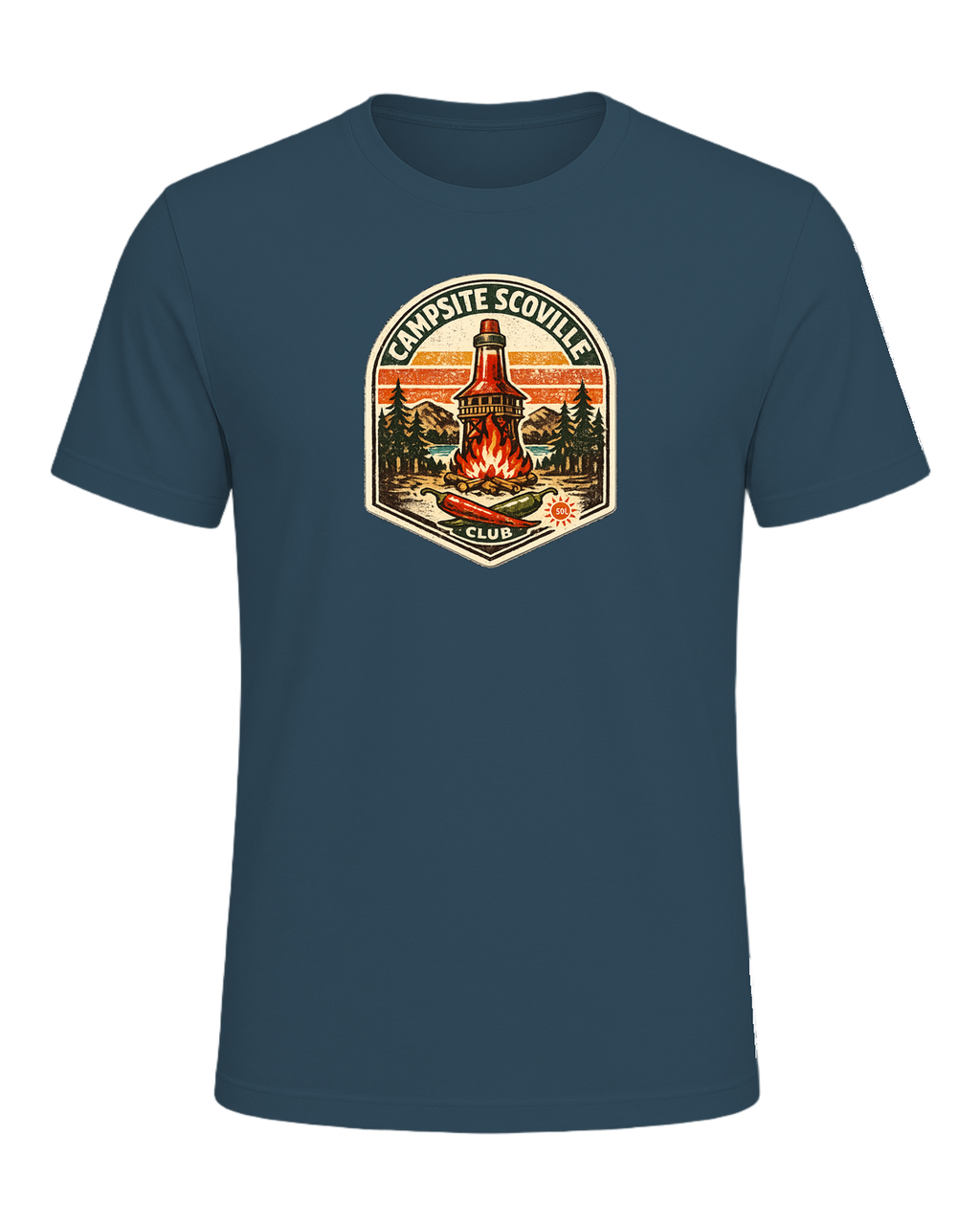 Campsite Scoville Club Tee — Deep Teal