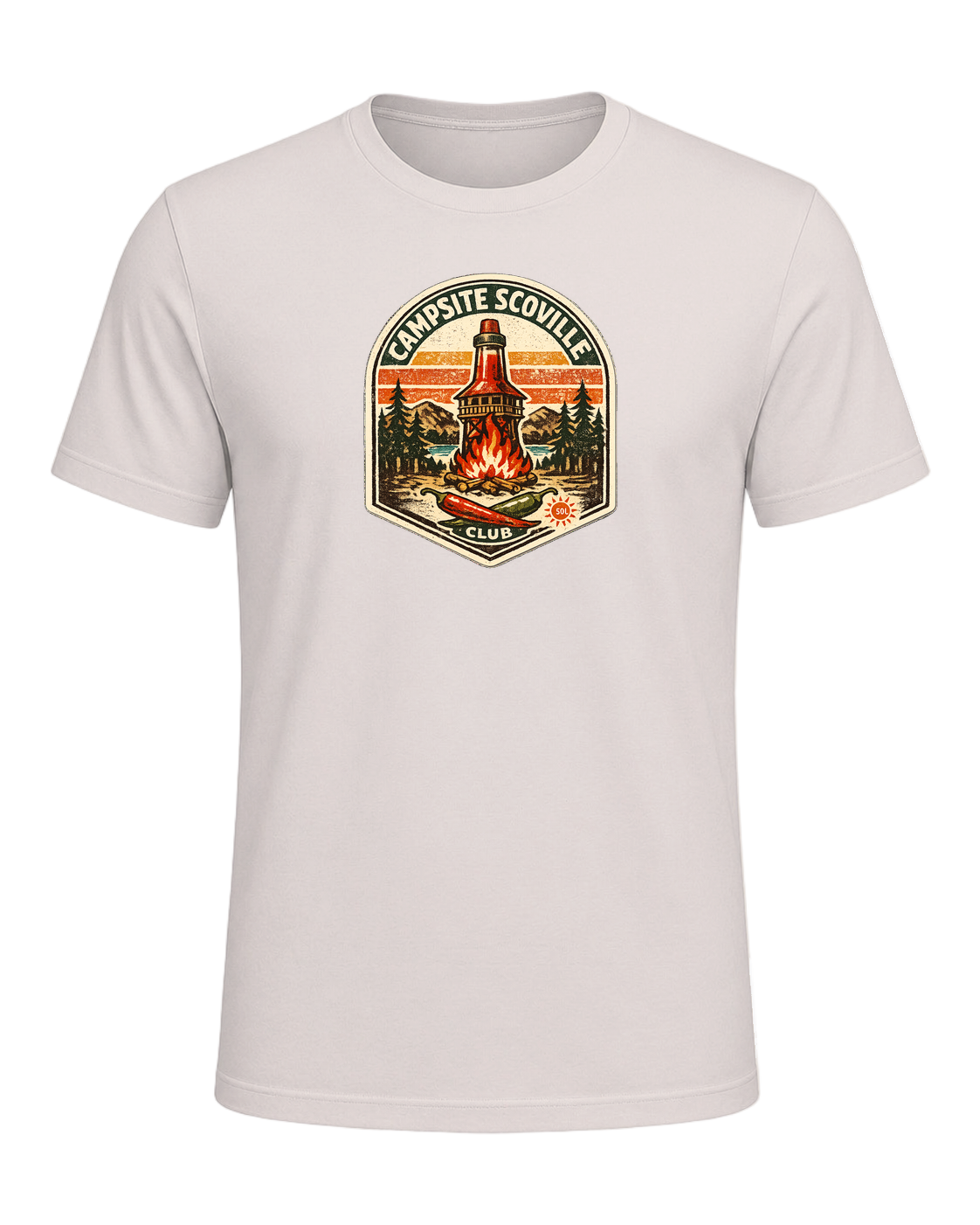 Campsite Scoville Club Tee — Heather Dust