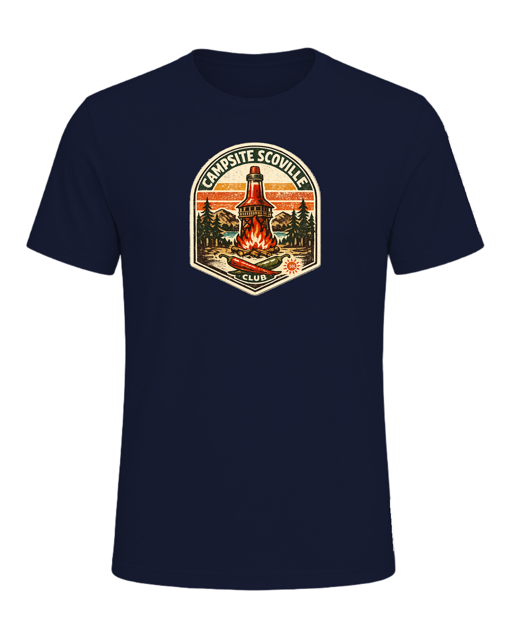 Campsite Scoville Club Tee — Navy