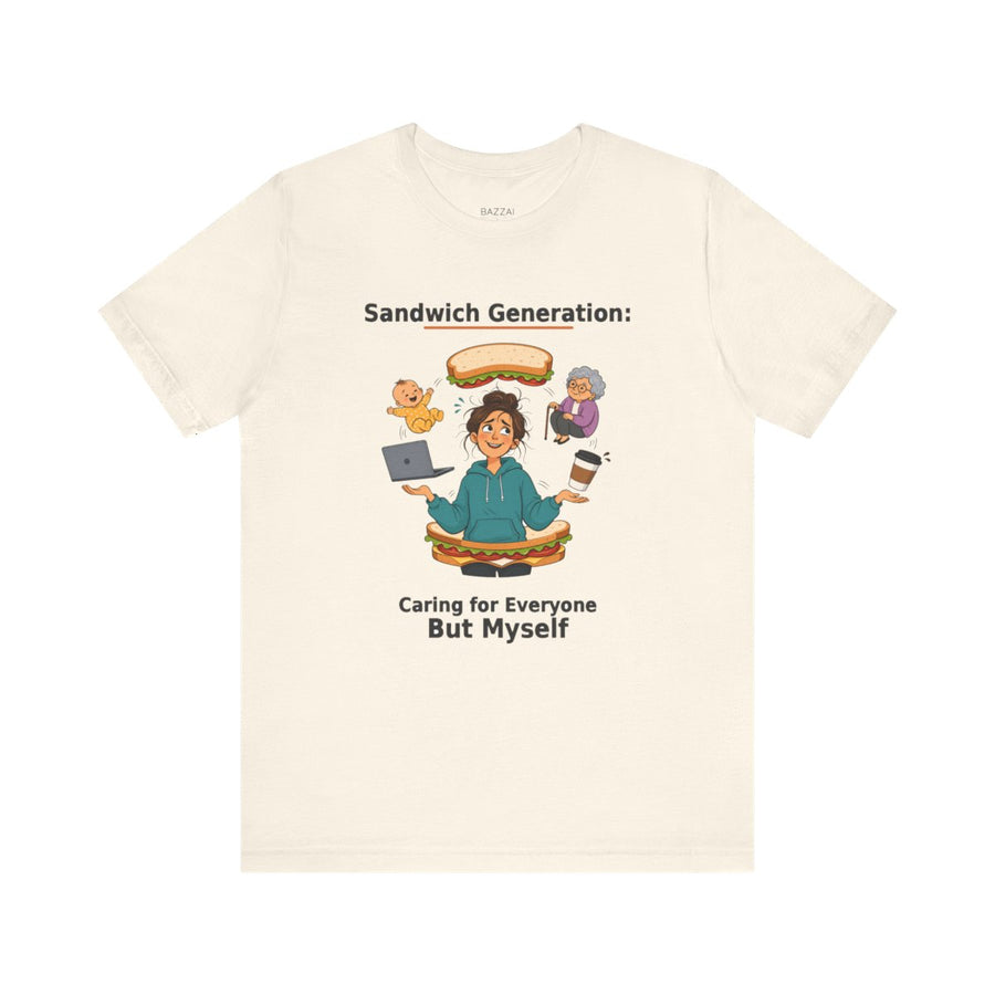 Sandwich Generation T-Shirt — Caring Up and Down