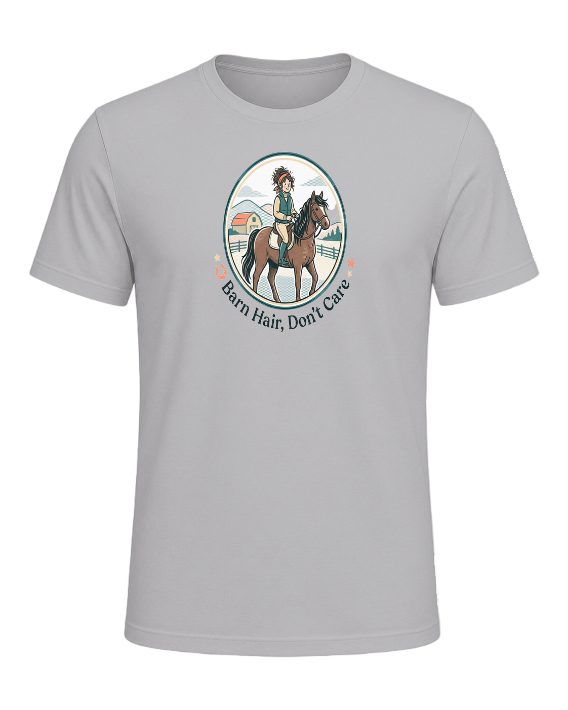Barn Hair, Don't Care — Athletic Heather