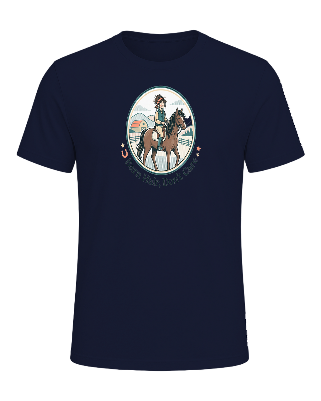 Barn Hair, Don't Care — Navy
