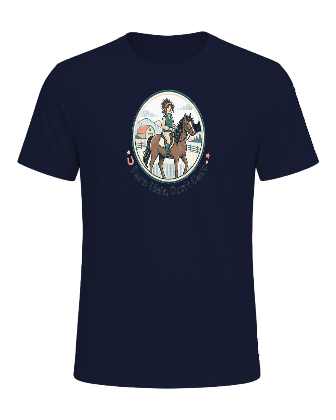 Barn Hair, Don't Care — Navy