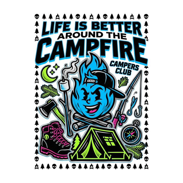 LIFE IS BETTER AROUND THE CAMPFIRE — Urban Sticker Tee