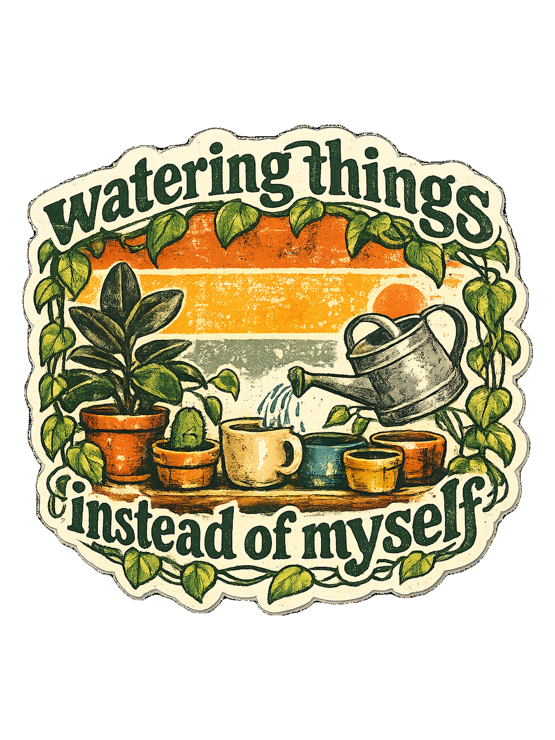 Watering Things Instead Of Myself Tee